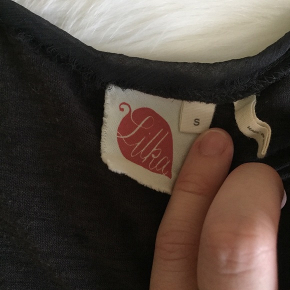 Anthropologie Lilka Gray Ruffle Tank - Picture 2 of 5